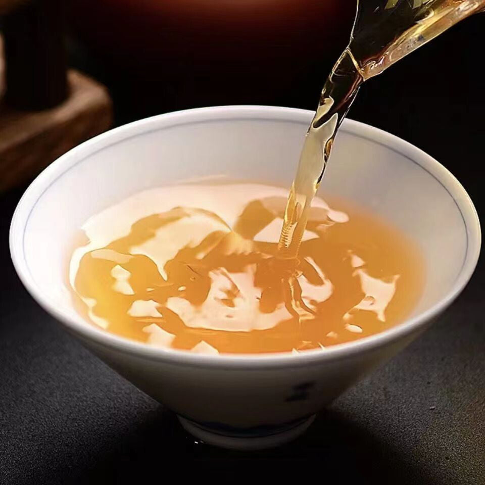 Old Pu-erh Sheng Tea 357g/12.59oz Yiwu Puerh Tea Cake Big Leaf Pu'er Tea