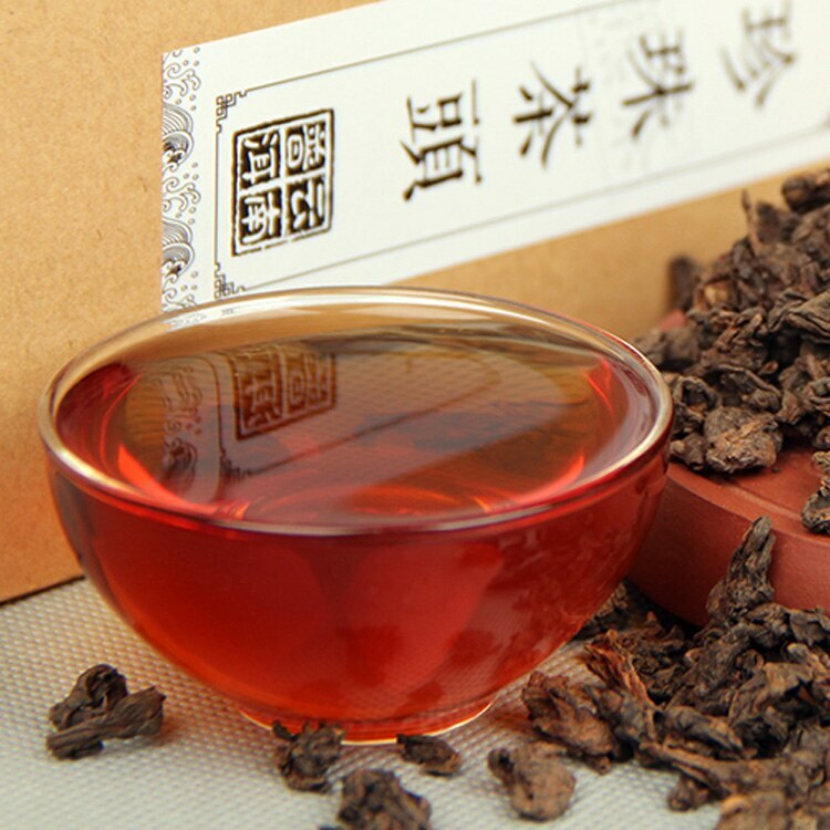 Chinese 2018 Yunnan Shu Puerh Tea "Pearl Old Tea Head" Ripe Puer Tea 200g