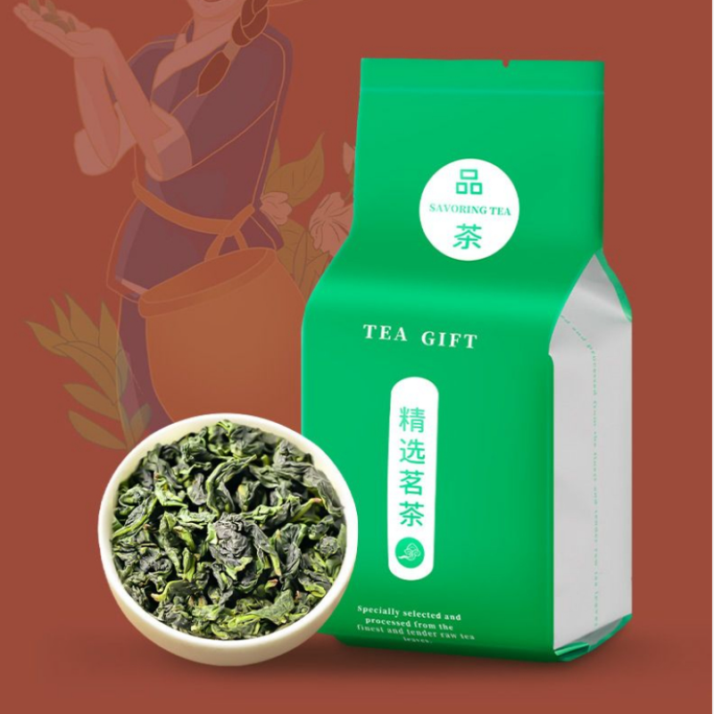 100g High Mountain Oolong Tea Bagged Organic Green Tea Loose Leaf Chinese Tea
