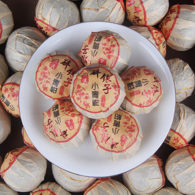 500g Xin Hui Chen Pi Pu'er Tea Gift Tea Xiao Qing Guan Pu'er TeaHealthy Drinks