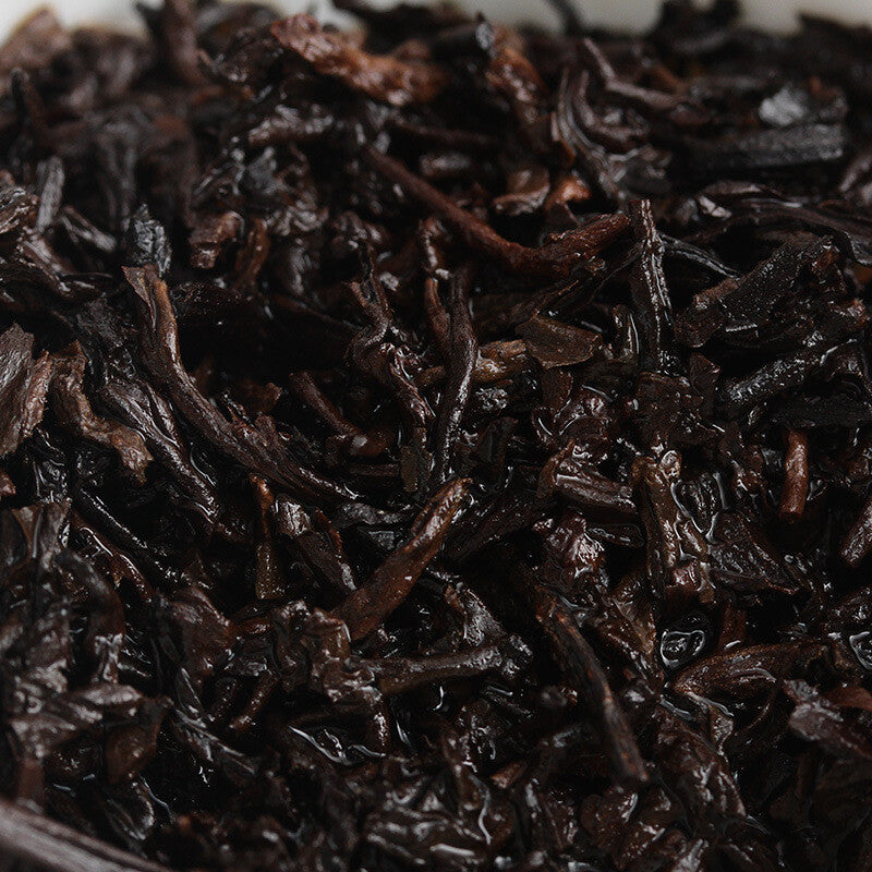 357g Yunnan Cooked Puerh Tea Cake Banzhang Age P-erh Ripe Tea Organic Pu'er Tea