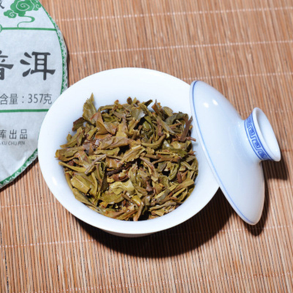 Jingmai Old Pu-erh Tea Pu'er Cha Tea Cake Puerh Green Tea Antique Organic 357g-