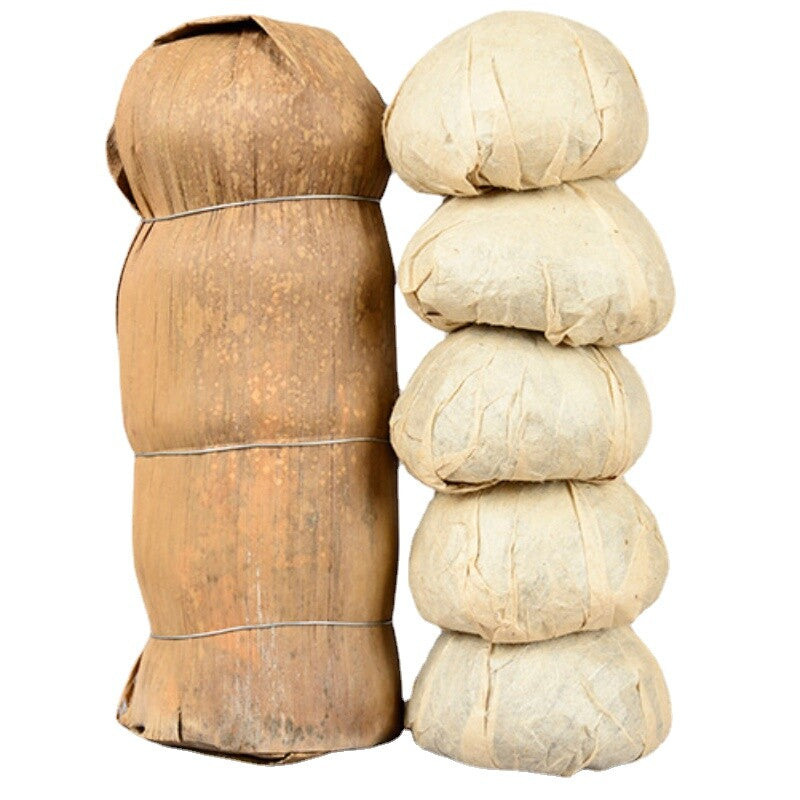 Shell Pu'er Tea Tuo Organic Green Tea 100g*5 Yunnan Pu'er Tea Bamboo Prostr-
