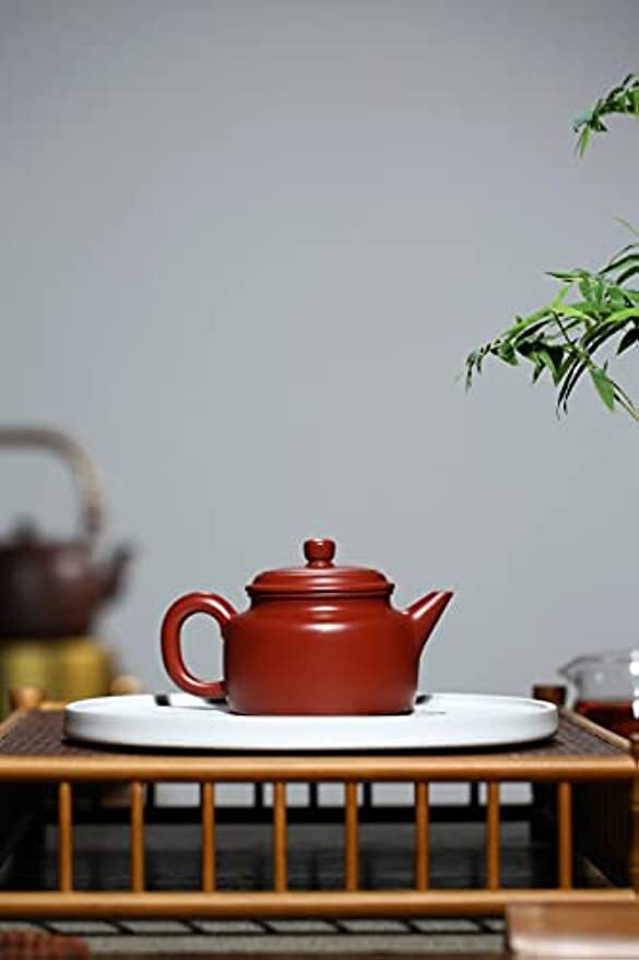 Yixing Clay Teapot 7oz Chinese Zisha Tea Pot Handmade Dahongpao Kungfu Tea Set