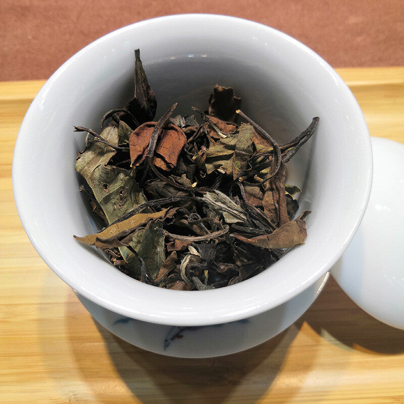 Fujian Laoshu White Tea Cake Gaoshan Shoumei Compressed tea 350g White Tea