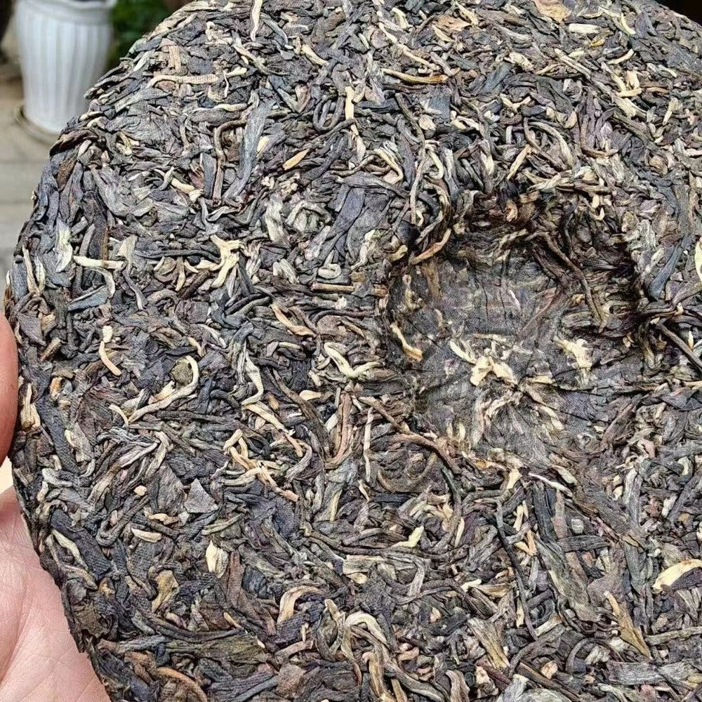 357g Yunnan Old Puerh Raw Tea Cake 2011 Panda Sheng Pu-erh Tea Aged Pu'er Tea