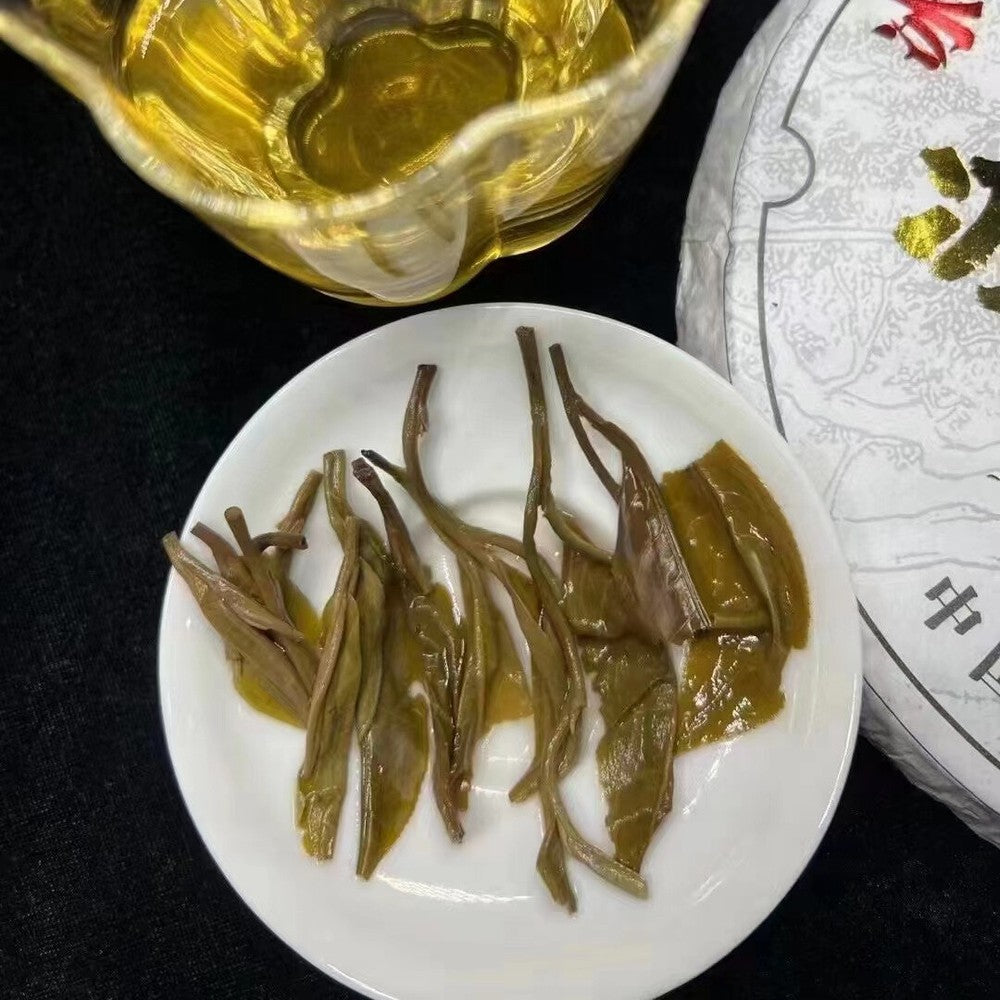 357g Yunnan Raw Pu'er Tea Cake 2022 Bingdao Big Tree Puerh Raw Tea Pu-erh Tea