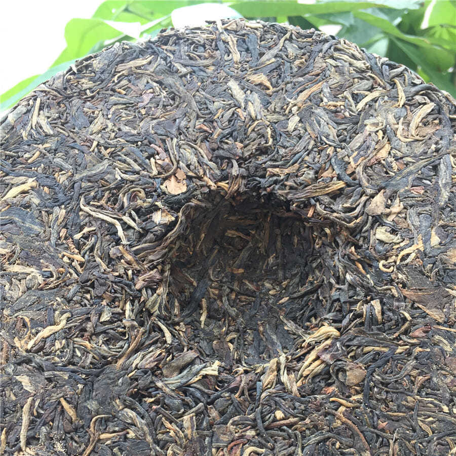 COFCO 357g China Tea History 60th Anniversary Qizi Cake Tea Pu'er Raw Tea