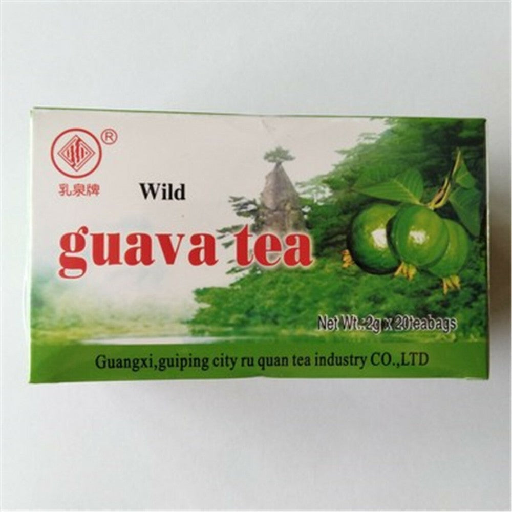 40g Organic Green Tea China Tea 100%Natural Guava Leaves Tea Herbal Tea Tea Bags