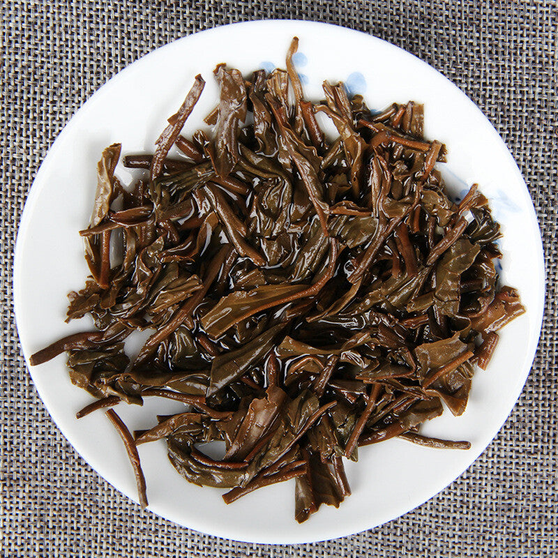 Pu'er Tea Cake Green Tea Big Leaf Pu-erh Tea 400g Natural Menghai Qizi Raw