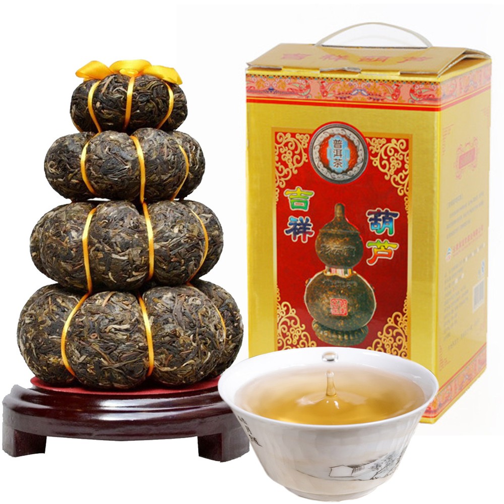Pu Er Tea Pumpkin Decoration Gift Tea 1000g Yunnan Pu-erh Tea Gift Crab-