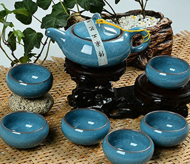 Ceramic Tea Set Drinkware Dehua Colorful Cup Chinese Kung Fu Tea Cup Tea Pot Set