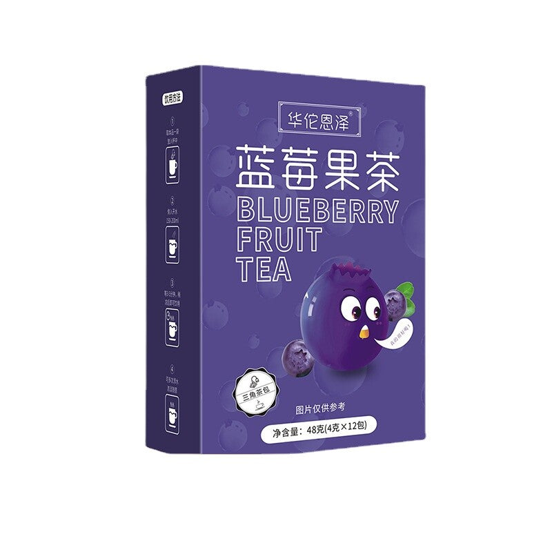 Blueberry fruit tea triangle bag infusion tea apple peach mulberry fruit tea 48g