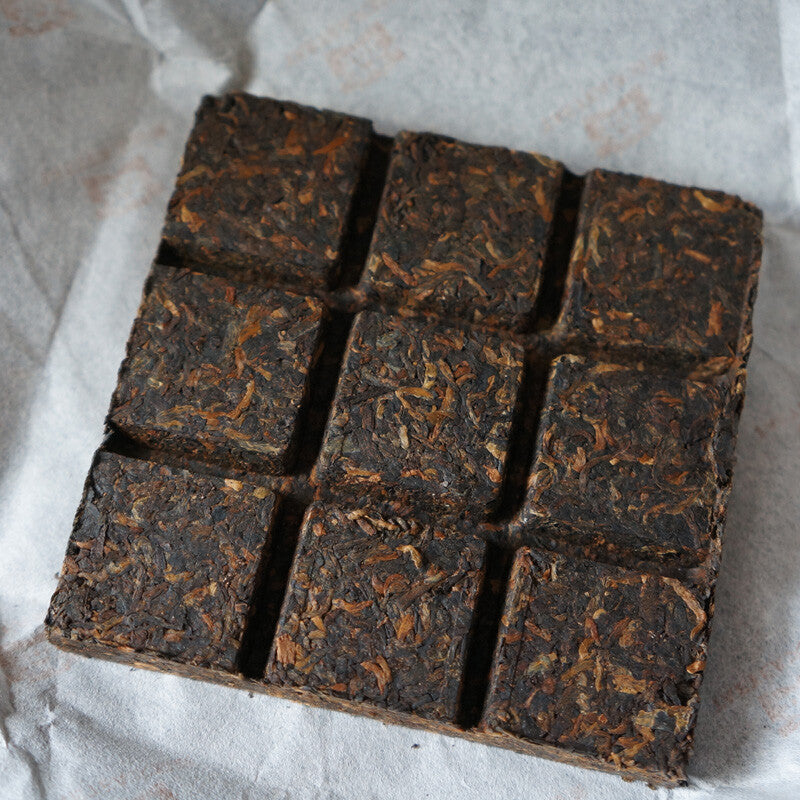 Pu'er Tea Cubes Amber TAETEA Menghai Dayi Pu-erh Puer Tea Brick Ripe 240g