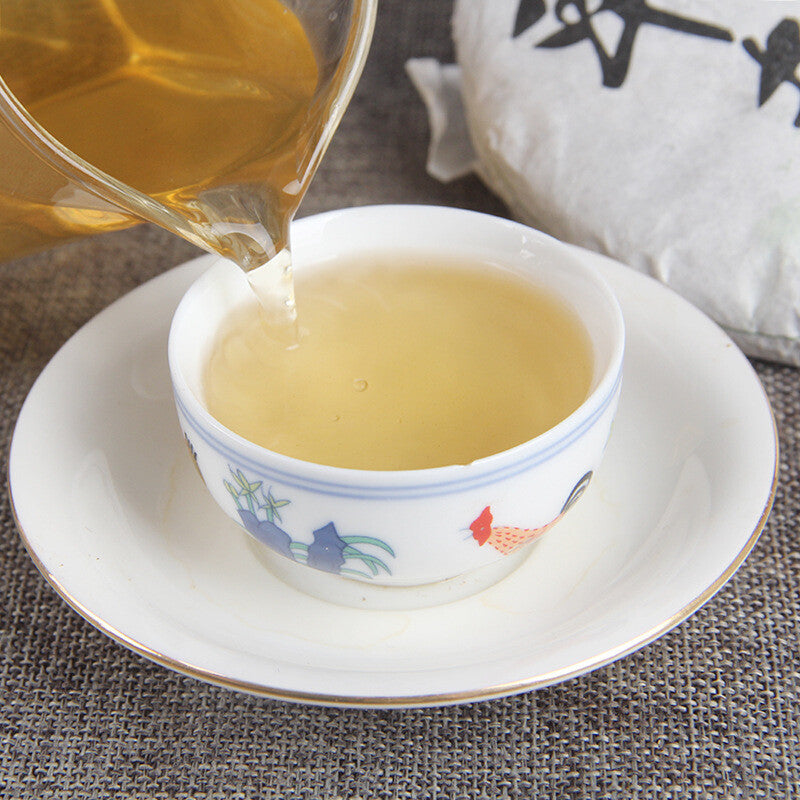 180g Natural Pu'er Garden Tea Cake Cha Tea Health Arbor Early Spring Tea
