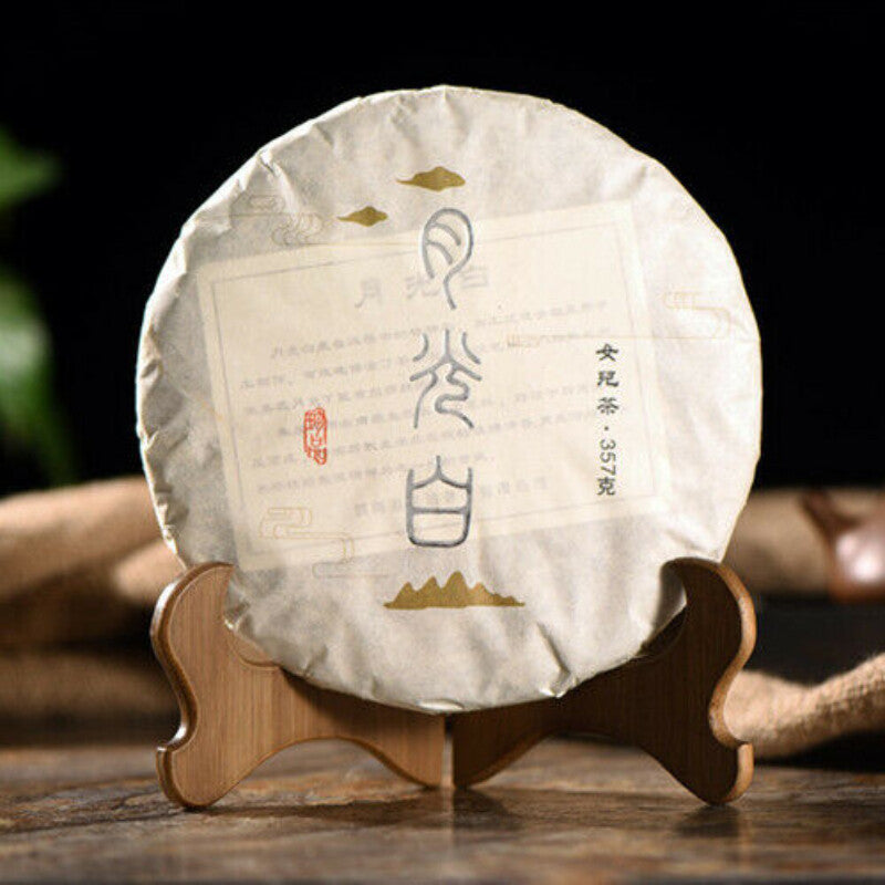 357g Big Bud Puerh Tea Cake Yunnan Pu'er Tea Moonlight White Puerh Tea Green Tea-