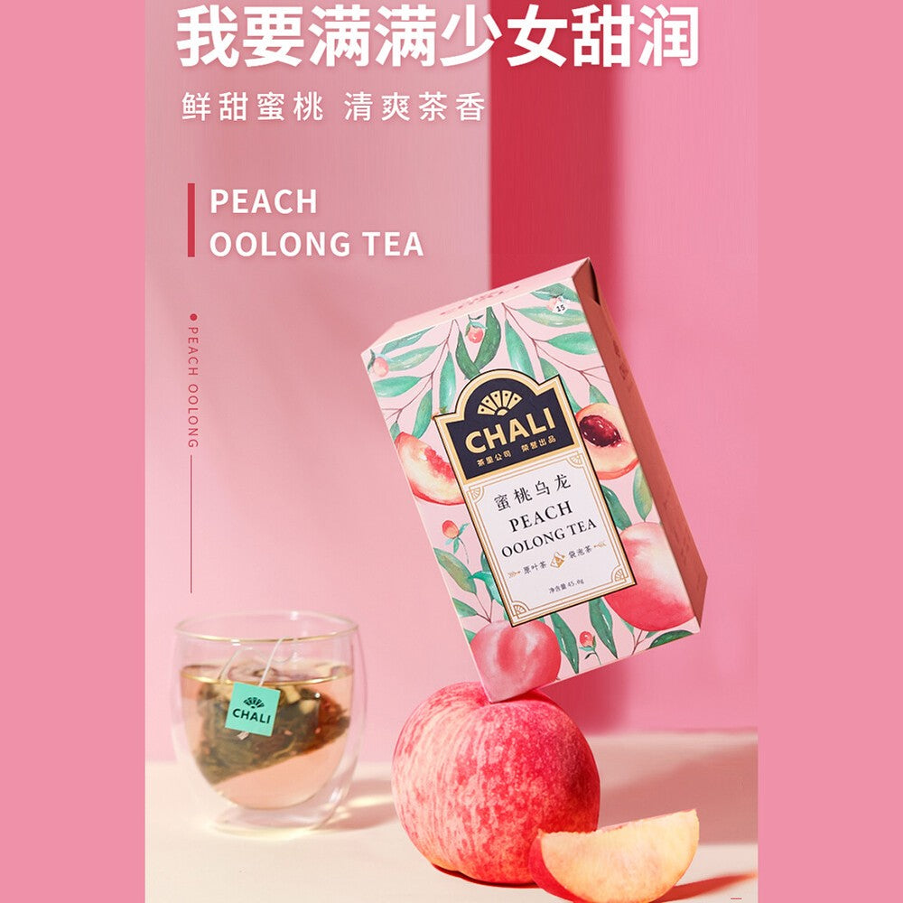 Peach Oolong Tea Hot Cold Brew Tea Fruit Tea 3g*15bags 茶里蜜桃乌龙茶 花果茶水果茶白桃乌龙茶叶冷泡茶
