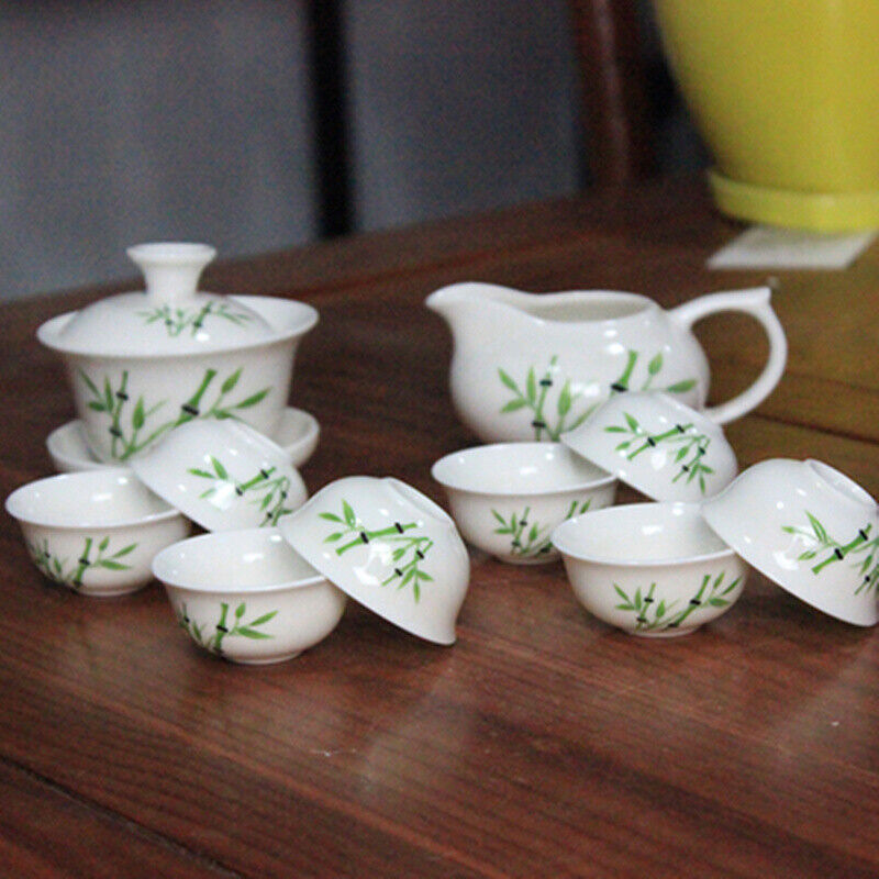 Kung Fu Tea Set Drinkware Purple Clay Ceramic Binglie Include Tea Pot Tea Cup