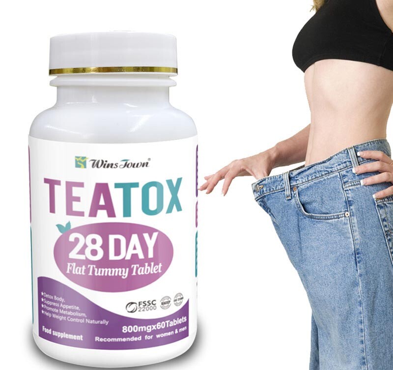 Cleanse Detox Tea Set Weight Loss Tea Skinny Herbal Tea Fat Burn 28 Day tablets