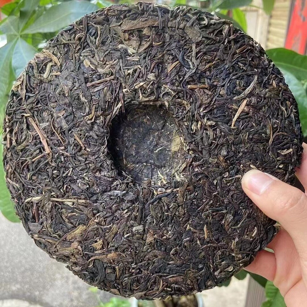 357g Yunnan Old Pu-erh Raw Tea 2009 Menghai Tea King Raw Puer Tea Cake Puerh Tea