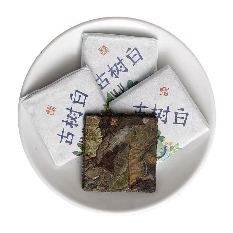 250g Mini Pu'er Tea Brick Yunnan White Puerh Raw Tea Pu-erh Green Tea Benefits
