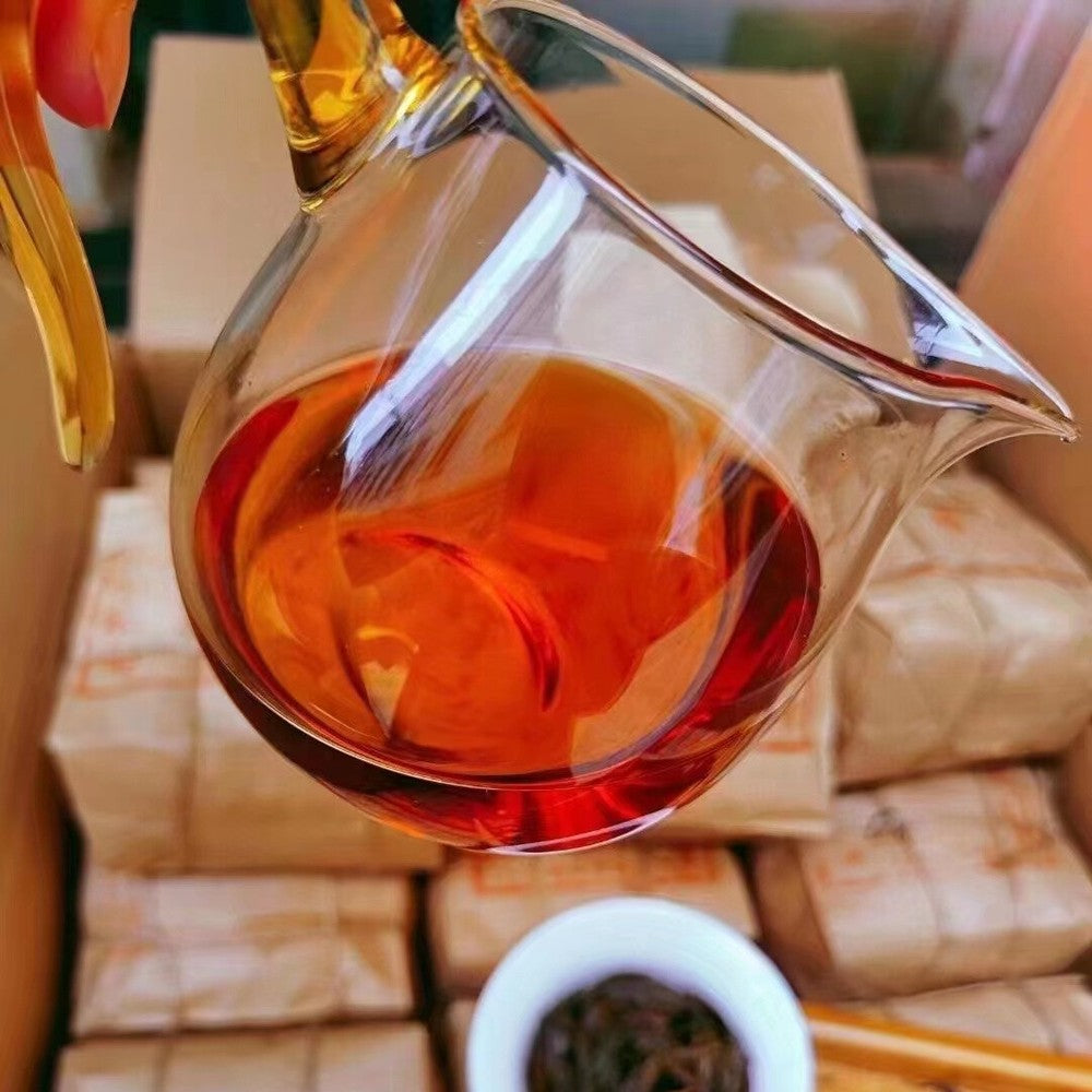 250g Yunnan Old Puerh Ripe Tea 1991 Mahei Loose Leaf Pu-erh Cooked Tea Pu'er Tea
