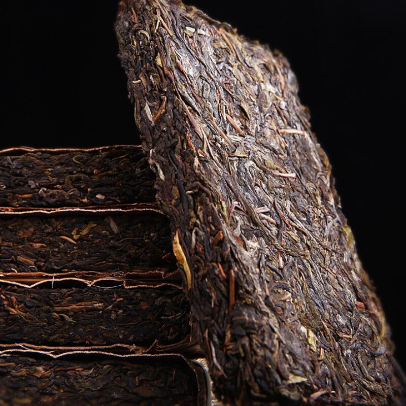 200g Green Tea Health Pu-Erh Tea Brick Bamboo Shoot Shell Spring Tea