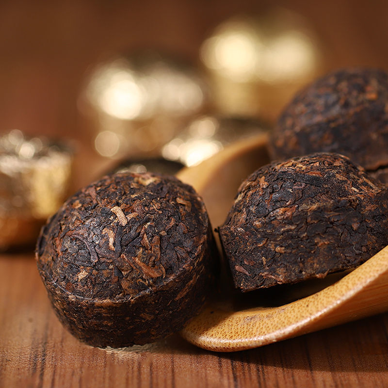 Mini Tuo Tea 500g Yunnan Pu'er Ripe Tea Yiwu Ancient Tree Tea Leaves