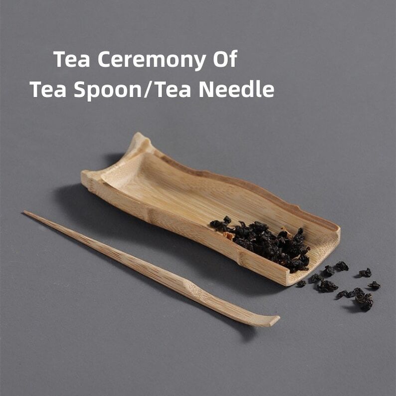 Natural Bamboo Tea Spoon Tea Needle Tea Ceremony Set|Bamboo Tea Accessories