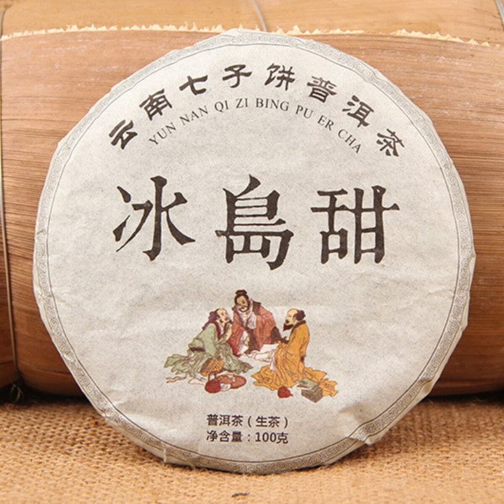 Puerh tea cha Tea Pie Icelandic Ancient Leaves Seven Sons Tea Green Food Health