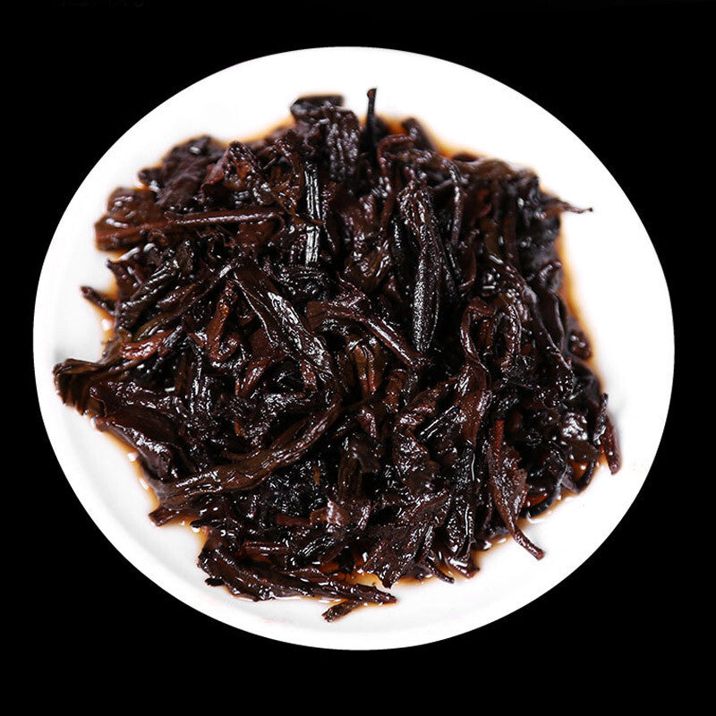 Spring Ripe Tea Yunnan Laobanzhang Pu'er Tea Ripe Tea 357g Puerh Cake Tea