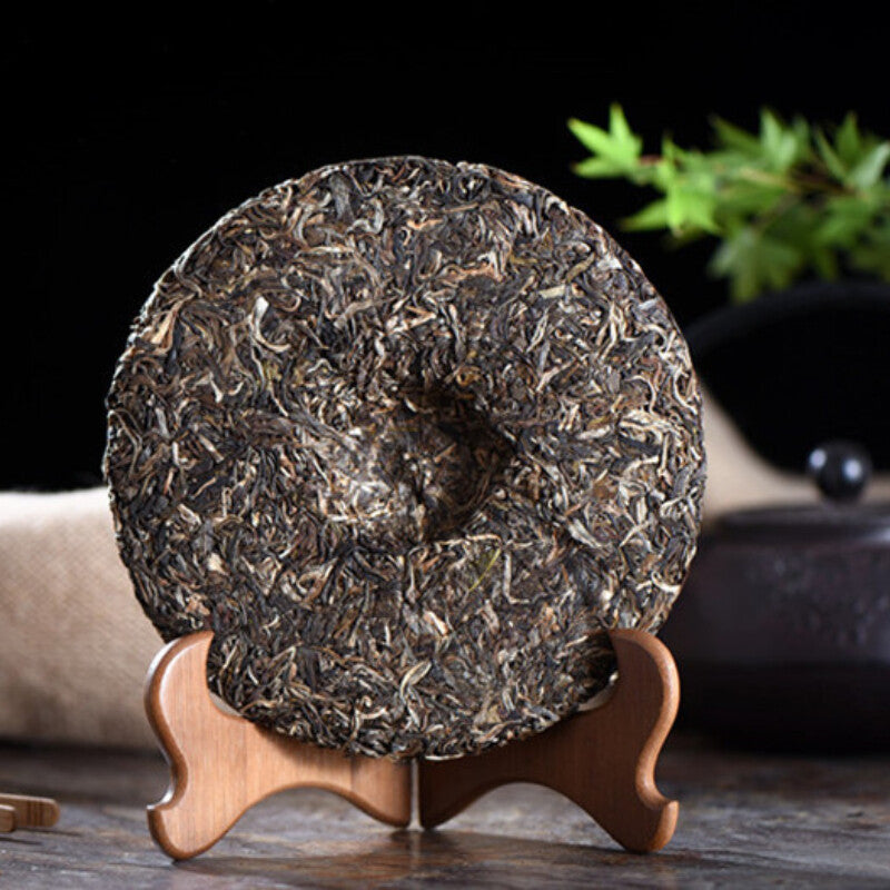 Puerh Raw Tea Cake Old Banzhang Pu'er Green Tea High Quality Old Tree Tea 12.6oz