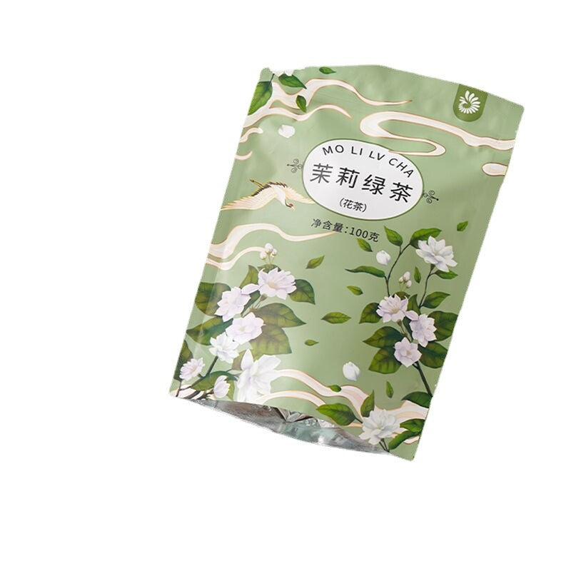 Jasmine Green Tea Roasted Green Tea Jasmine Scented White Hair Herbal Tea 100g