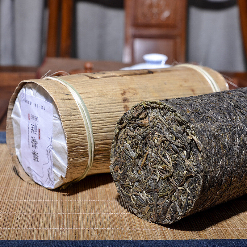 Small Family Sai Ancient Tree Tea Pu'er Tea Column 1000g Pu'er Tea Tuo Tea-
