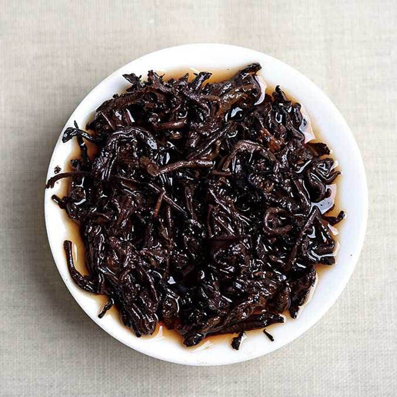 357g Chinese Tea Pu'er Tea Good Luck Puer Tea Ripe Cooked Tea Cake COFCO