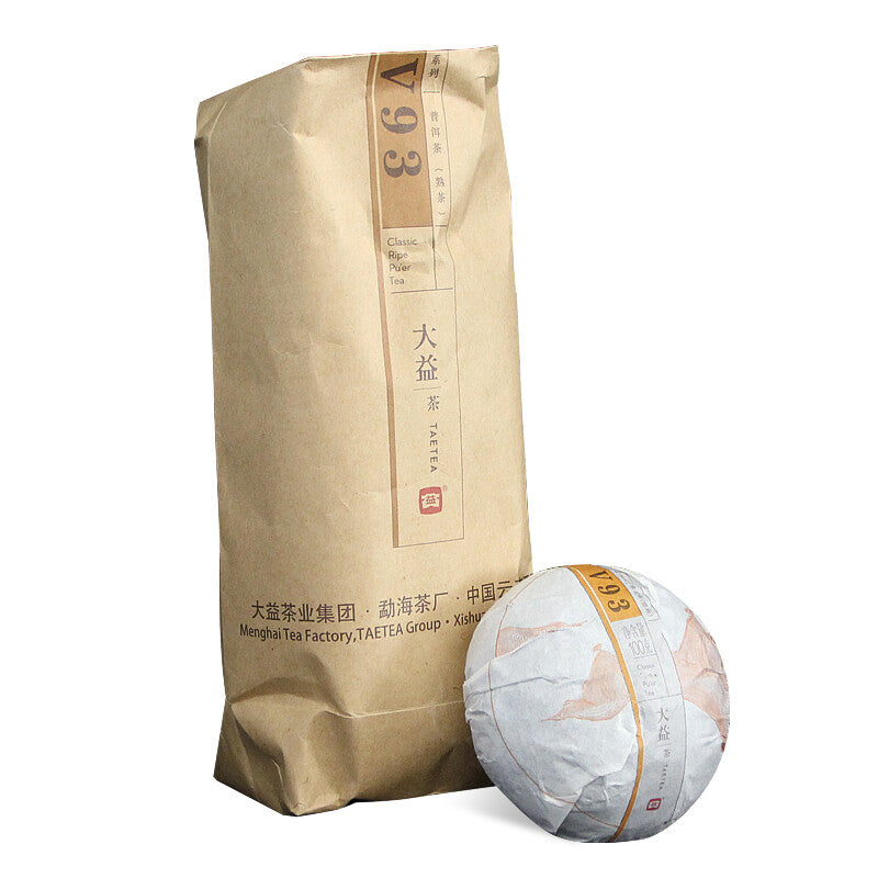 TAETEA V93 Puer Shu Tea Classic Ripe Pu'er Tea Tuocha Pu Erh Tea 500g
