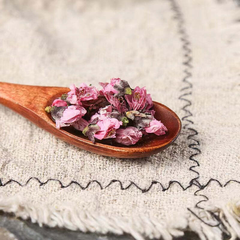 60g Peach Blossom Herb Flower Tea Chinese Dry Peach Floral Tea Herbal Flower Tea