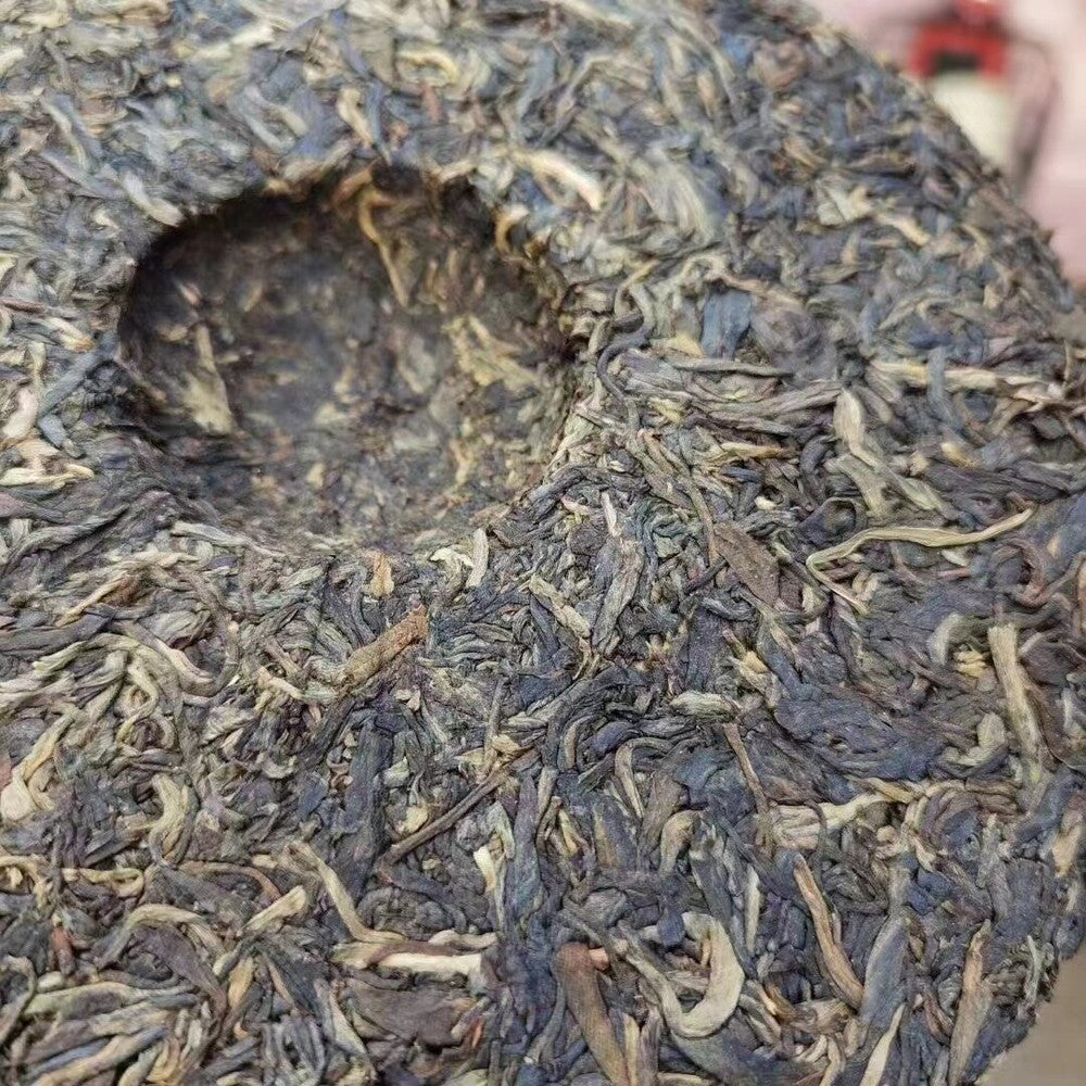357g Yunnan Old Puerh Raw Tea Cake 2007 Liudachashan Aged Pu'er Tea Pu-erh Tea