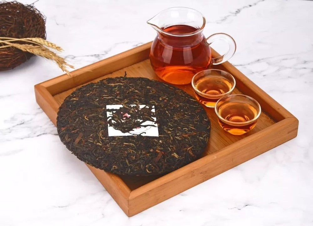 357g Batch 001 Dayi Ripe Pu'er Tea Top-grade TAETEA Gao Shan Yun Xiang Puer Tea