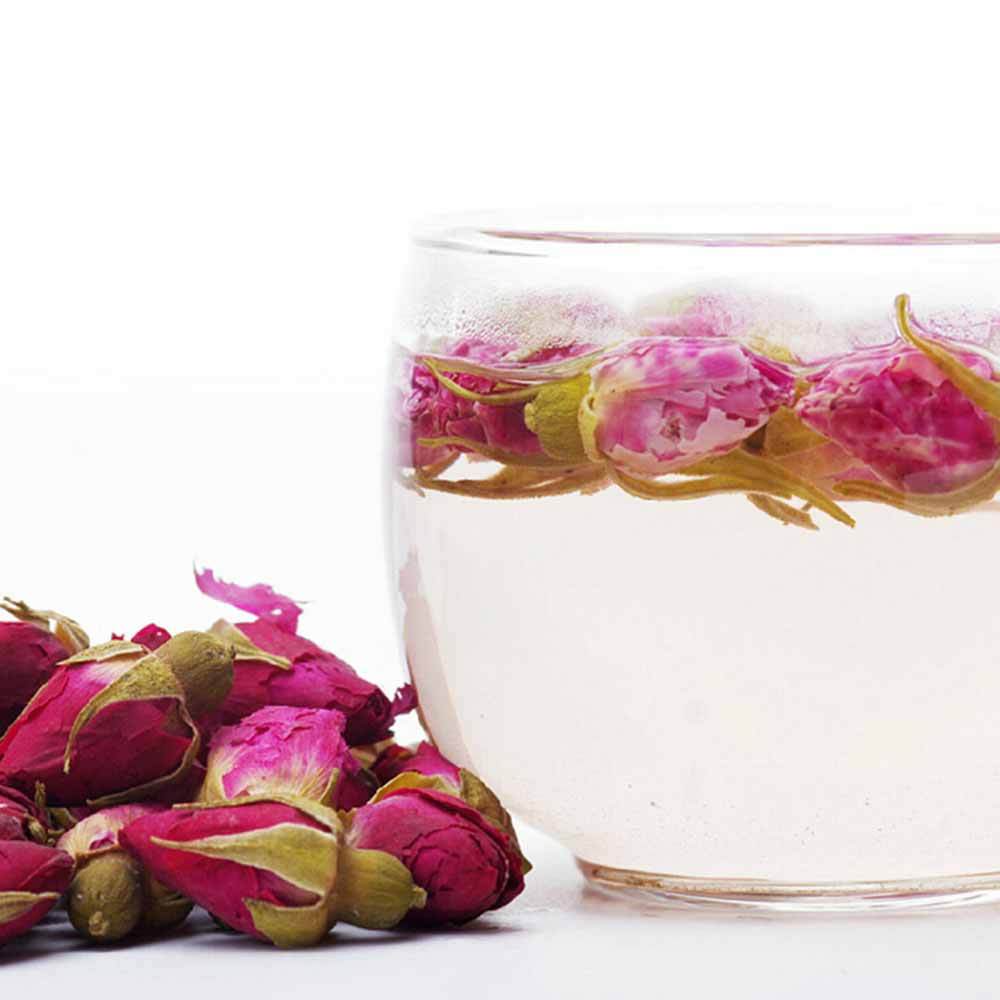 Rose Tea 2024 Rose Bud Tea Natural Blooming Flower Tea to Lose Weight