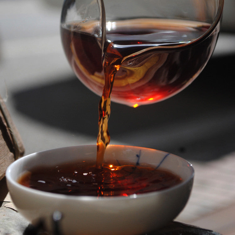 250g*2 Puerh Tea, Menghai puer Tea China Brick Menghai Old Pu-Erh Brick Tea