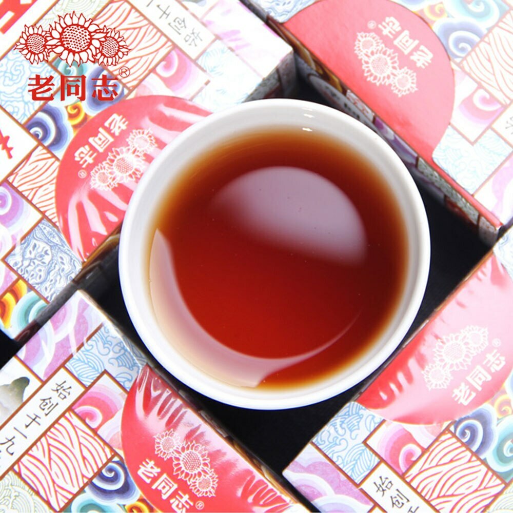 100g Anning Haiwan Tea Premium Old Pu Erh Tea Special Grade Loose Ripe Puer Tea