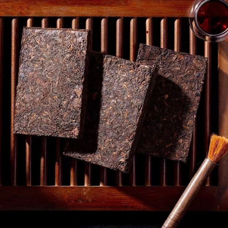 250g Yunnan Puer Brick Tea 1992 Laobanzhang Puerh Ripe Tea Brick Aged Pu-erh Tea
