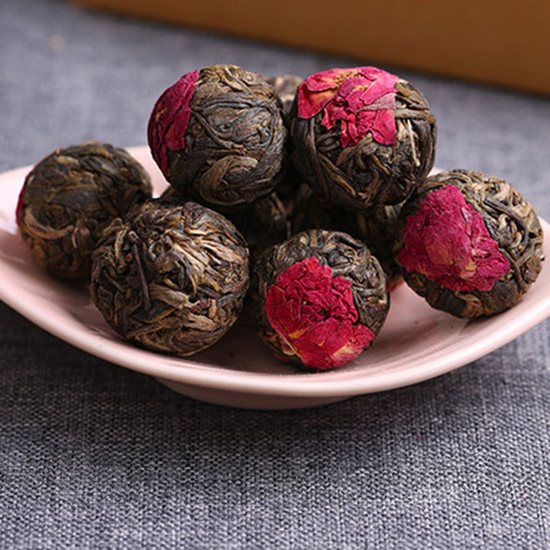 Rose Herbal Tea 500g Chinese Handmade Puer Tea cha Pu er Old Tree Pu'er Tea Tree