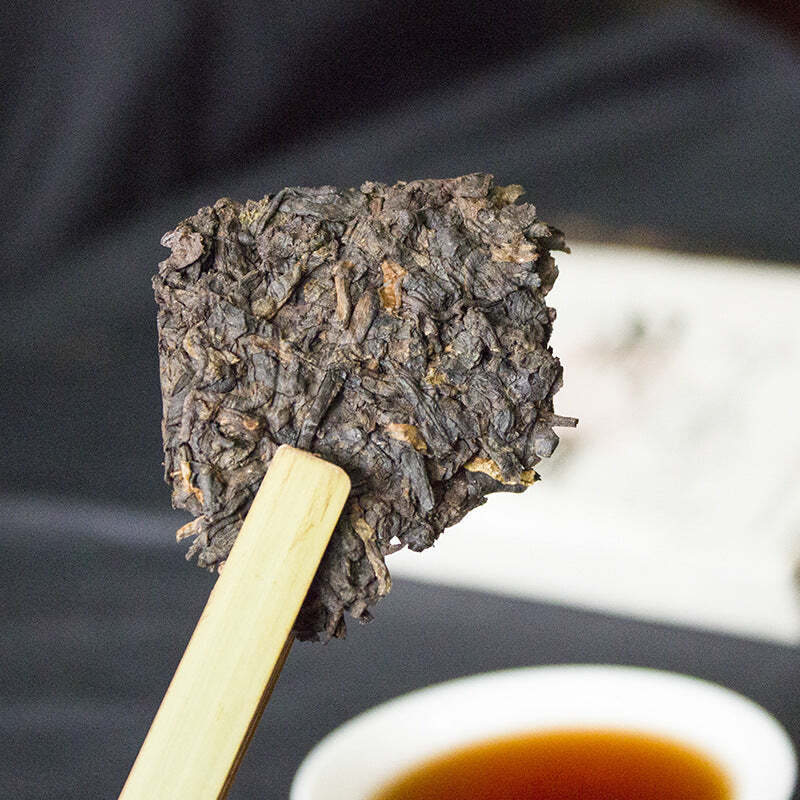 250g Yunnan Pu-erh Brick Tea Menghai Aged Puerh Ripe Tea Organc Pu'er Cooked Tea