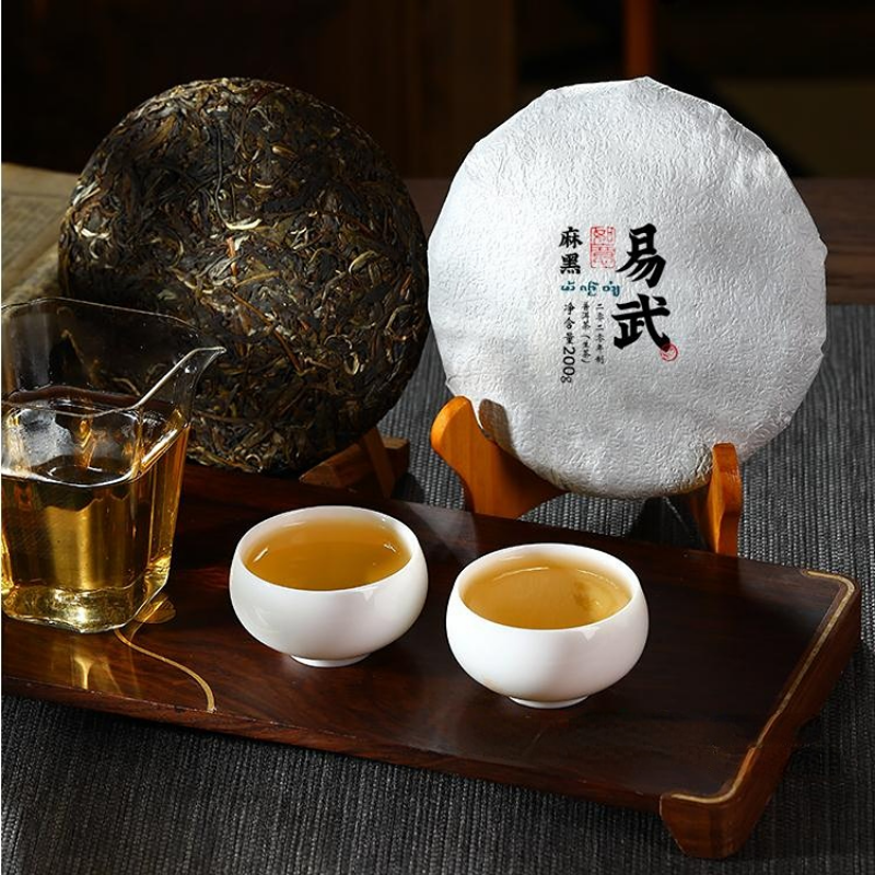 200g Raw Puerh Tea Cake Yiwu Old Tree Pu-erh Sheng Tea Yunnan Premuim Pu'er Tea