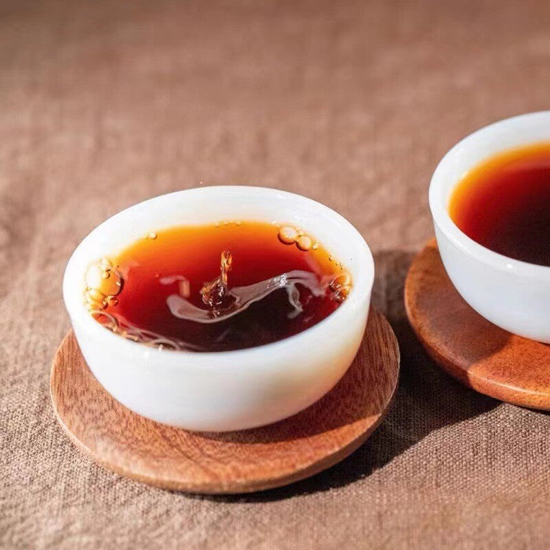 500g/1.1LB Organic Pu'er ripe tea camphor pu'er tea loose tea big leaf seed ripe