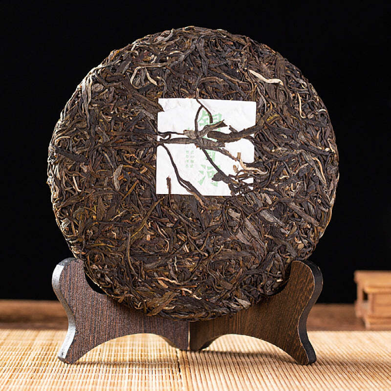 357g Yiwu Tongqing River Big Tree Puerh Tea Yunnan Raw Pu-erh Tea Cake Green Tea