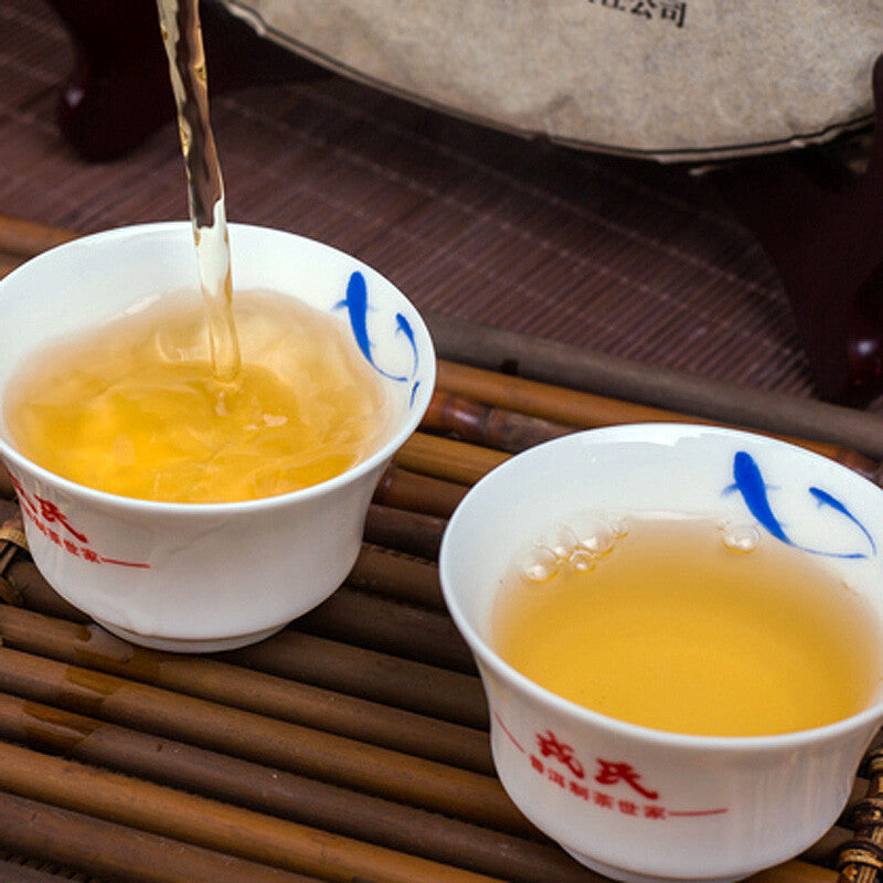 500g MENGKU Mang Fei Gu Shu Muyechun Puer Tea Mangfei Pu-erh Tea Cake Raw Tea