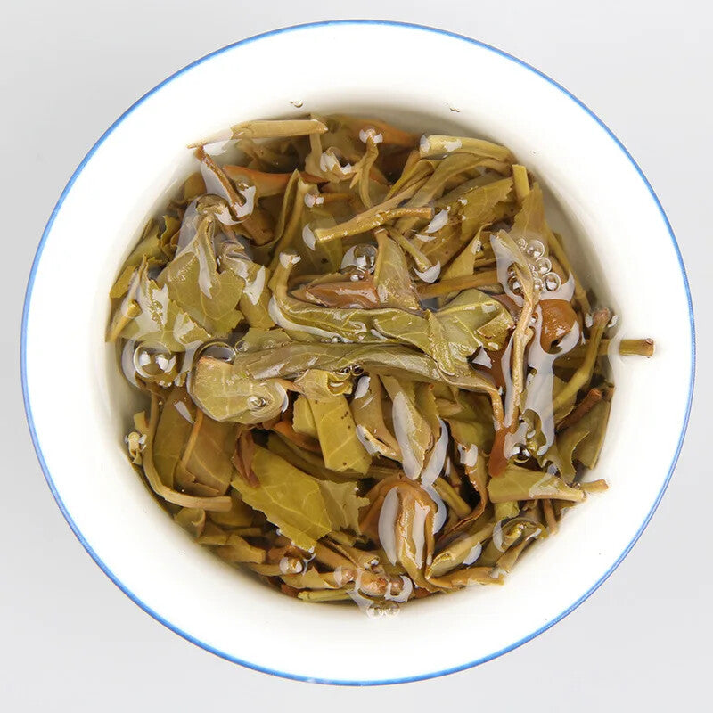 Chinese Famous Puer Tea Brand Weight Loss Raw Puerh Tea Cake Qizi Cake Tea 357g